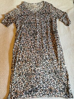 Joyspun Super Soft Animal Print Gown